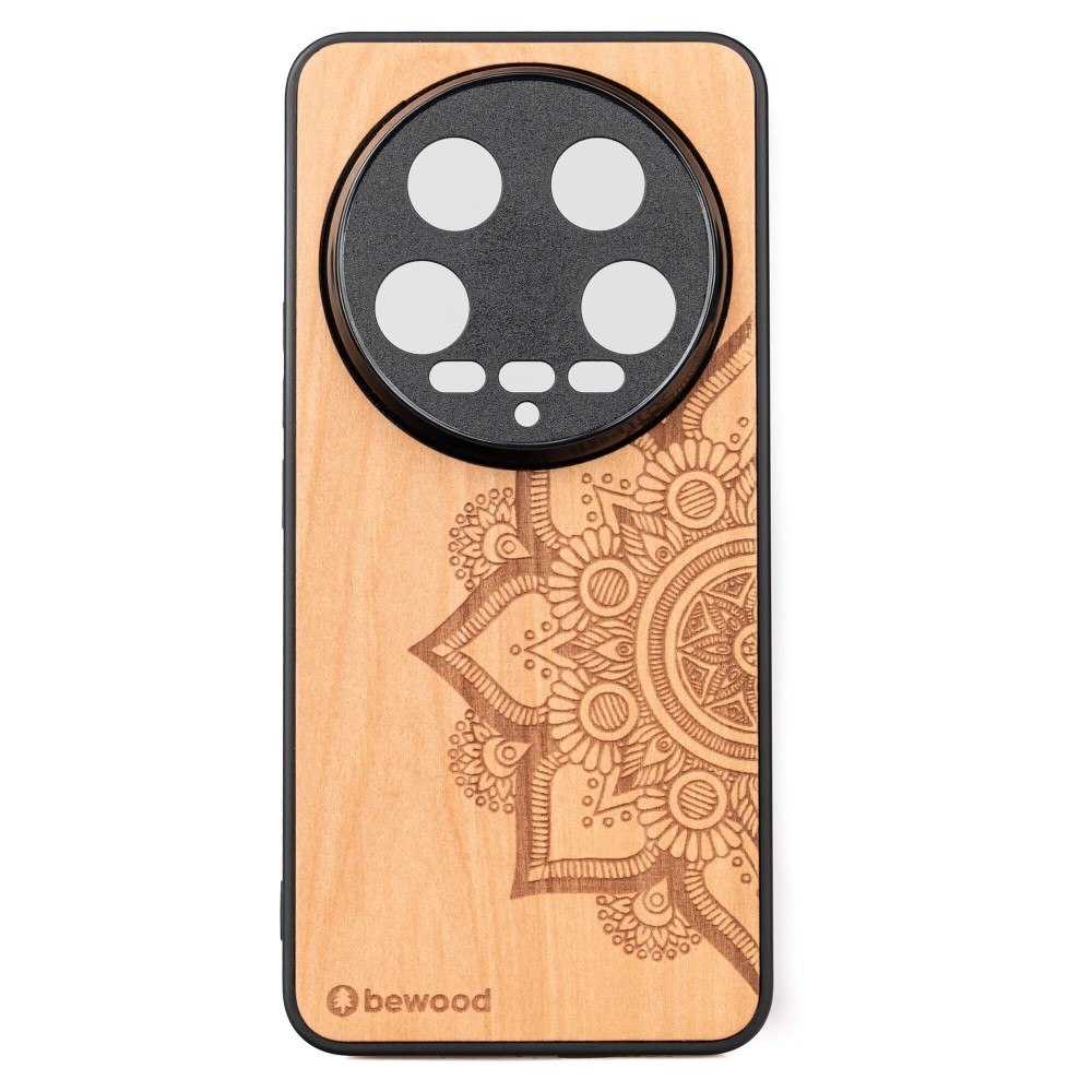 Drewniane Etui Bewood do Xiaomi 14 Ultra MANDALA JABŁOŃ (1)