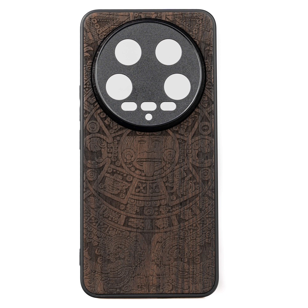Drewniane Etui Bewood do Xiaomi 14 Ultra KALENDARZ AZTECKI ZIRICOTE (1)