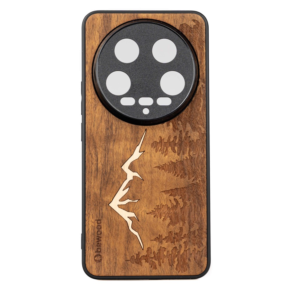 Drewniane Etui Bewood do Xiaomi 14 Ultra GÓRY IMBUIA (1)