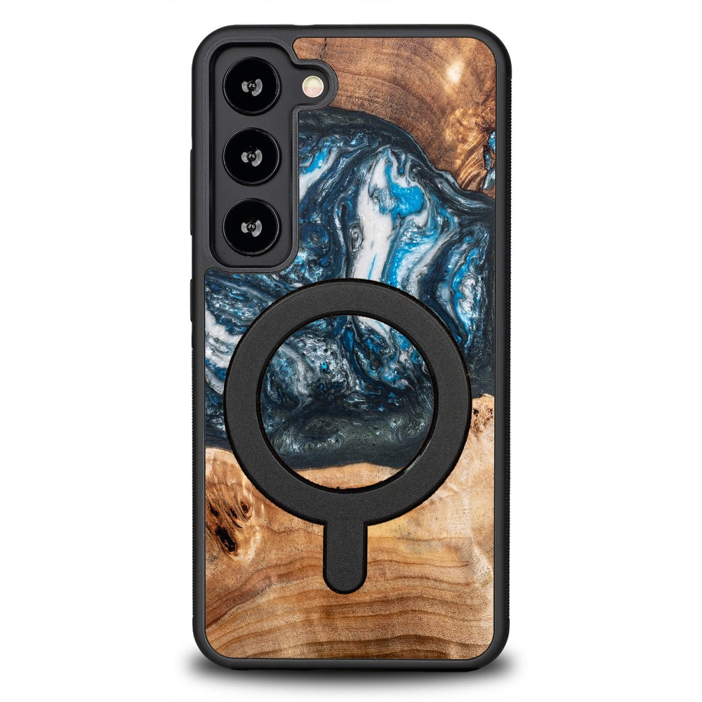 Etui Bewood Unique na Samsung Galaxy S23 - Planets - Ziemia z MagSafe (1)