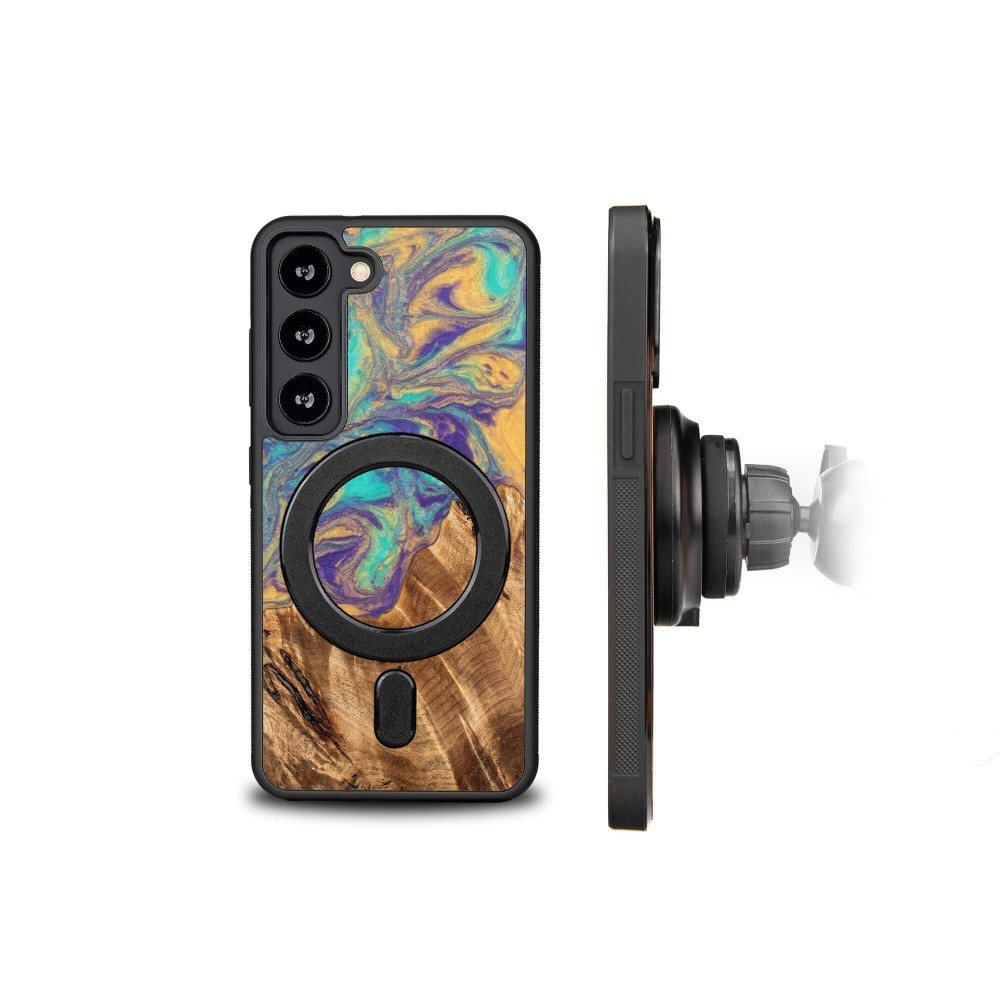 Etui Bewood Unique na Samsung Galaxy S23 - Planets - Merkury z MagSafe (2)