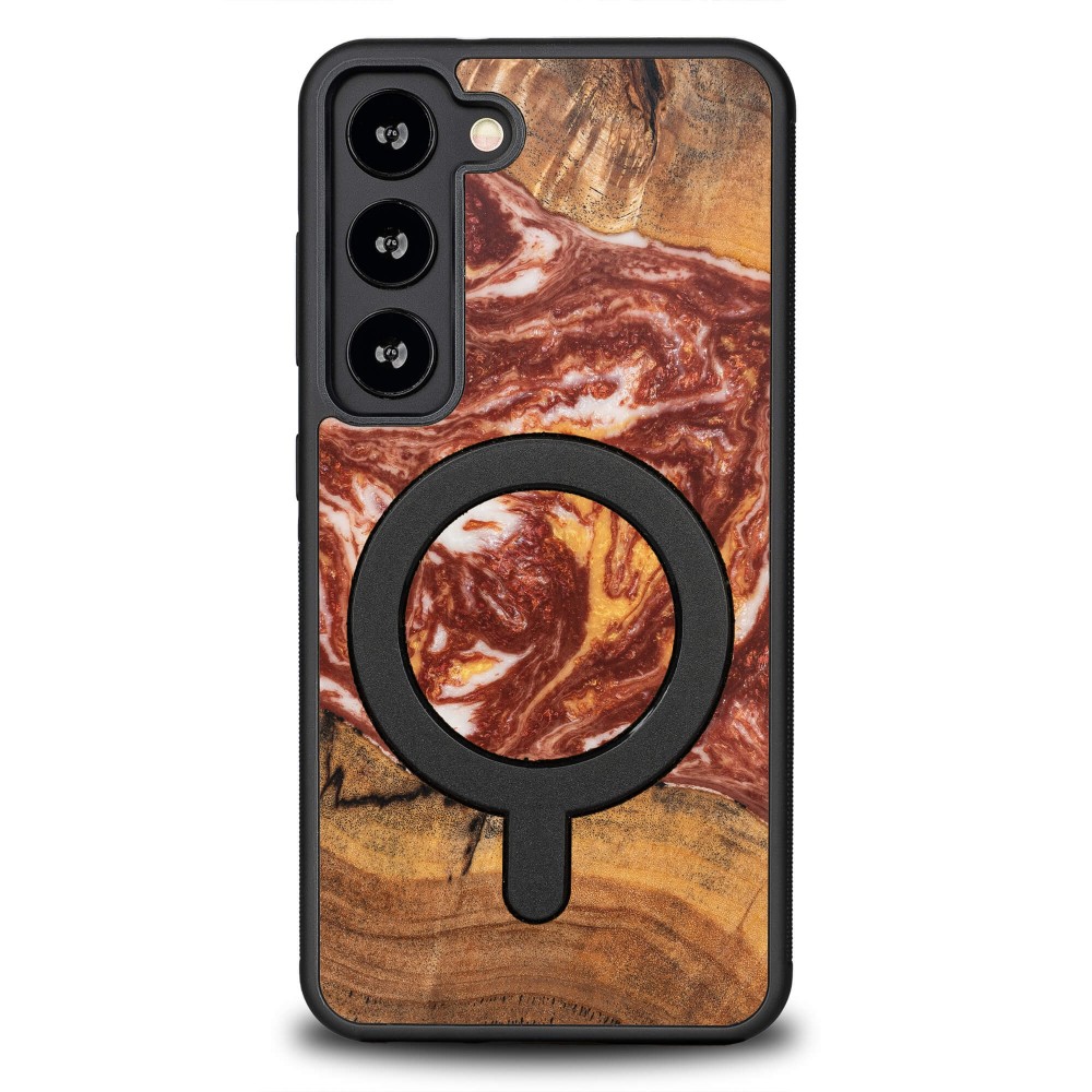 Etui Bewood Unique na Samsung Galaxy S23 - Planets - Mars z MagSafe (1)