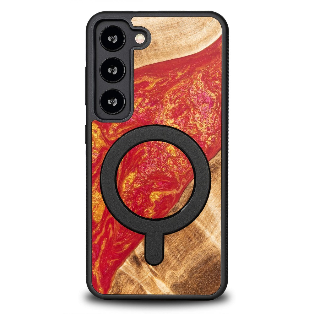 Etui Bewood Unique na Samsung Galaxy S23 - Neons - Paris z MagSafe (1)