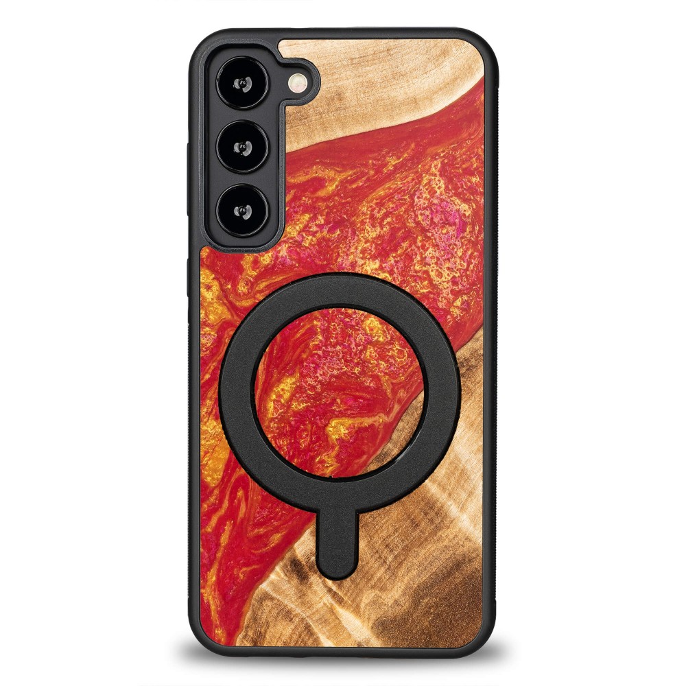 Etui Bewood Unique na Samsung Galaxy S23 Plus - Neons - Paris z MagSafe (1)