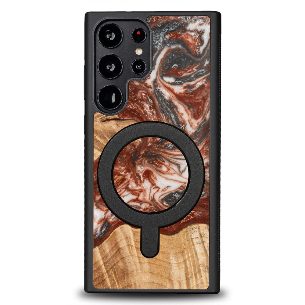 Etui Bewood Unique na Samsung Galaxy S23 Ultra - Planets - Wenus z MagSafe (1)