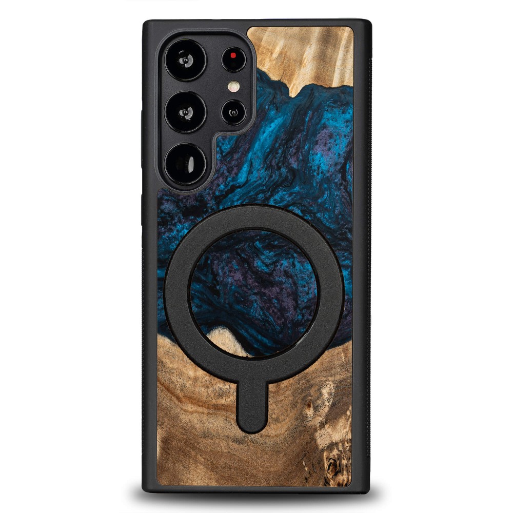 Etui Bewood Unique na Samsung Galaxy S23 Ultra - Planets - Neptun z MagSafe (1)