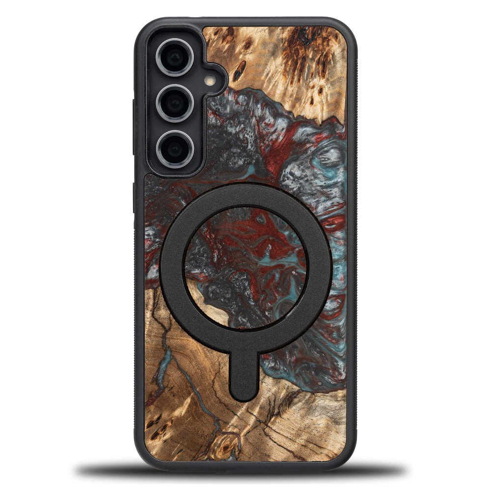 Etui Bewood Unique na Samsung Galaxy S23 FE - Planets - Pluton z MagSafe (1)