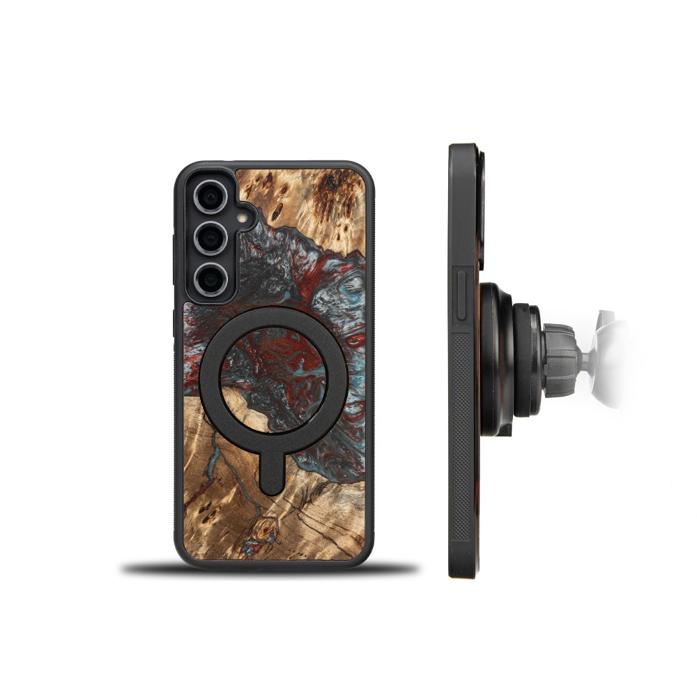 Etui Bewood Unique na Samsung Galaxy S23 FE - Planets - Pluton z MagSafe (2)