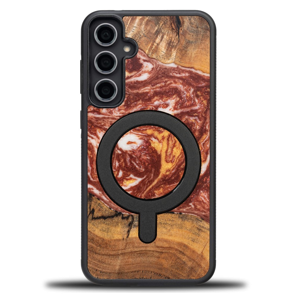 Etui Bewood Unique na Samsung Galaxy S23 FE - Planets - Mars z MagSafe (1)