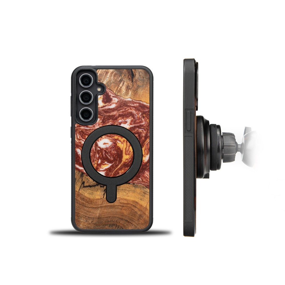 Etui Bewood Unique na Samsung Galaxy S23 FE - Planets - Mars z MagSafe (2)