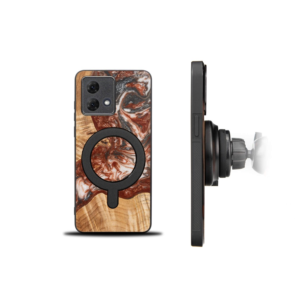 Etui Bewood Unique do Motorola G84 5G - Planets - Wenus z MagSafe (2)