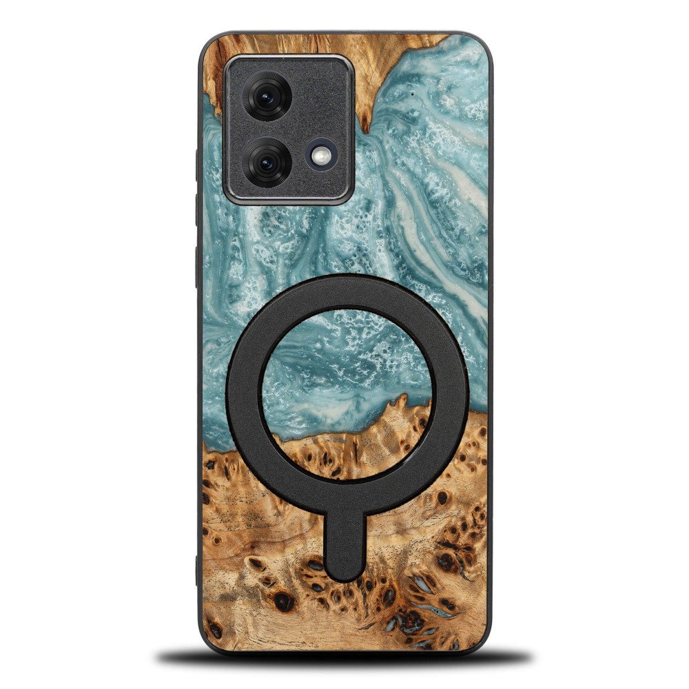 Etui Bewood Unique do Motorola G84 5G - Planets - Uran z MagSafe (1)