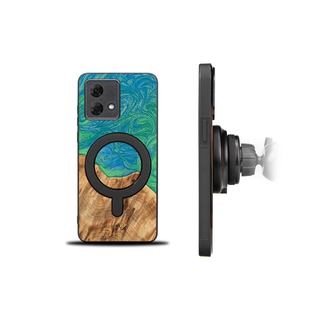 Bewood Resin Case for Motorola G84 5G - Neons - Tokyo with MagSafe (2)