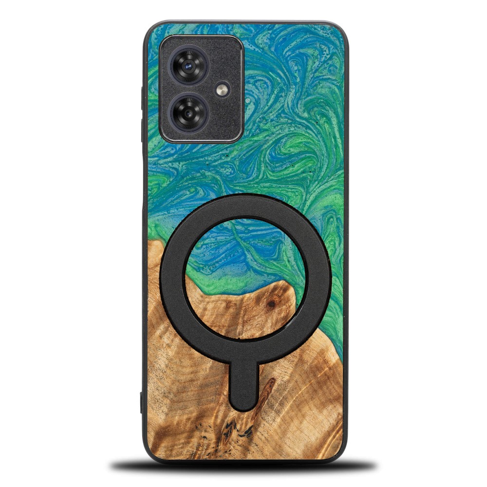 Etui Bewood Unique do Motorola G54 5G - Neons - Tokyo z MagSafe (1)