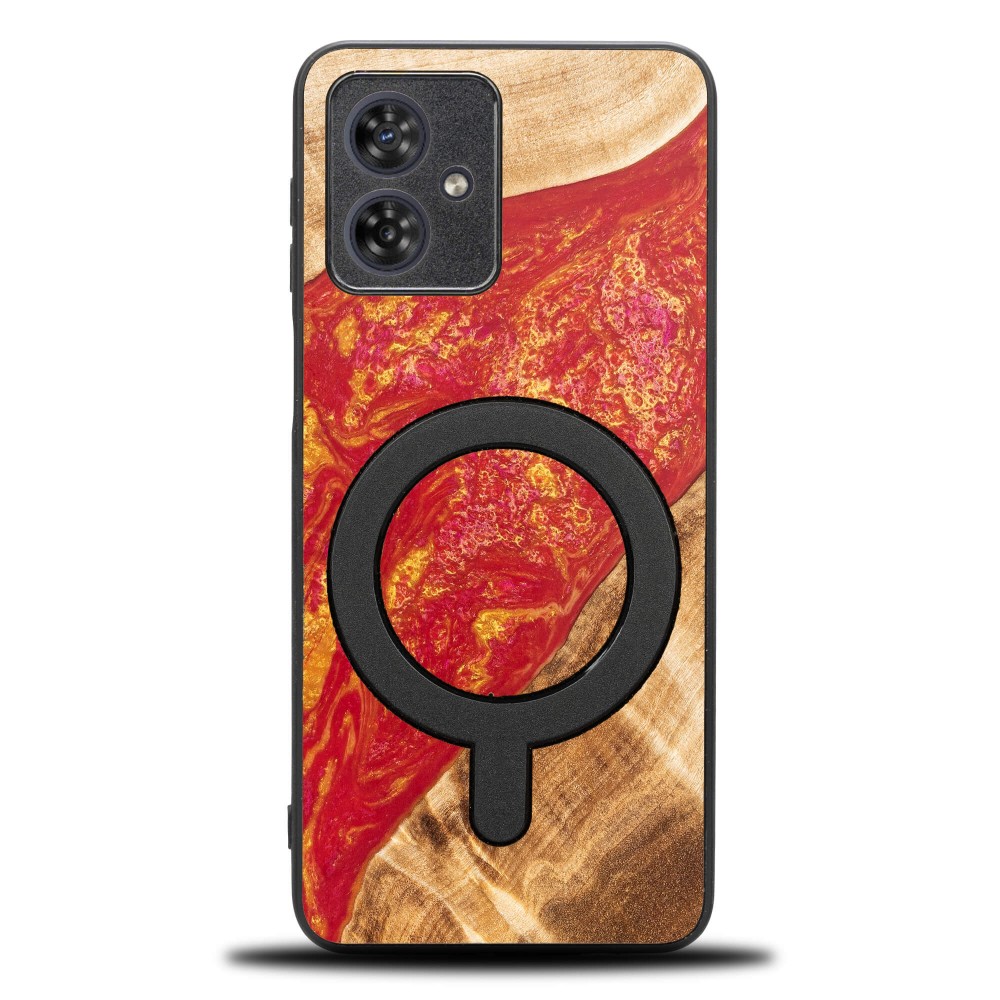 Bewood Resin Case for Motorola G54 5G - Neons - Paris with MagSafe (1)