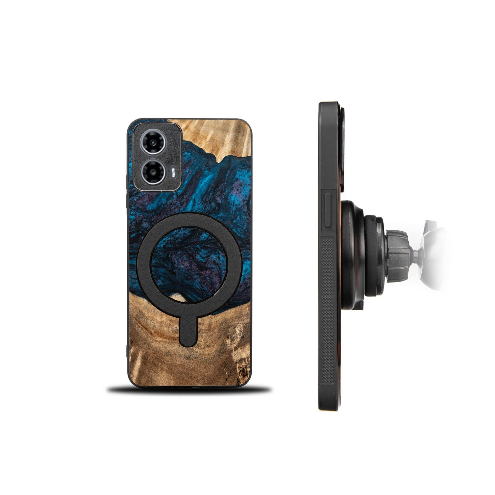 Etui Bewood Unique do Motorola G34 5G - Planets - Neptun z MagSafe (2)