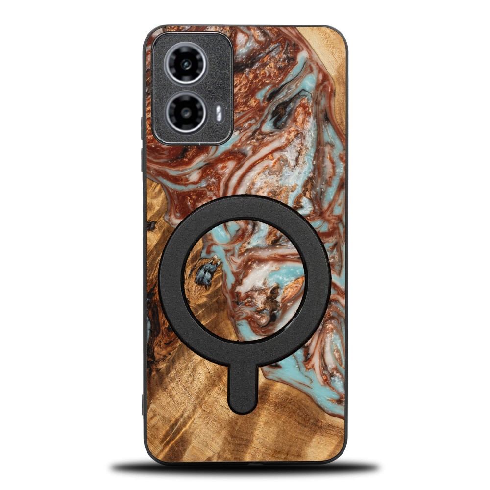 Etui Bewood Unique do Motorola G34 5G - Planets - Jowisz z MagSafe (1)