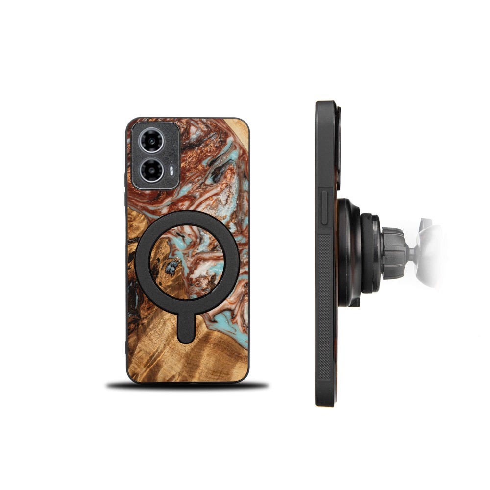 Etui Bewood Unique do Motorola G34 5G - Planets - Jowisz z MagSafe (2)