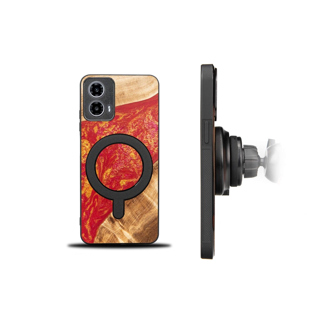 Bewood Resin Case for Motorola G34 5G - Neons - Paris with MagSafe (2)