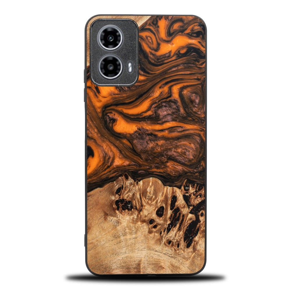 Bewood Resin Case for Motorola G34 5G - Orange (1)