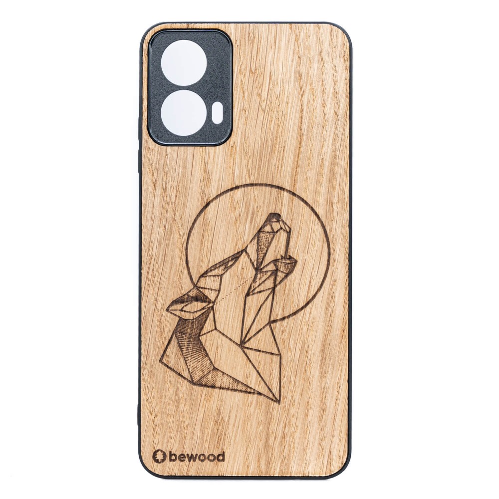 Drewniane Etui Bewood do Motorola G34 5G WILK DĄB (1)