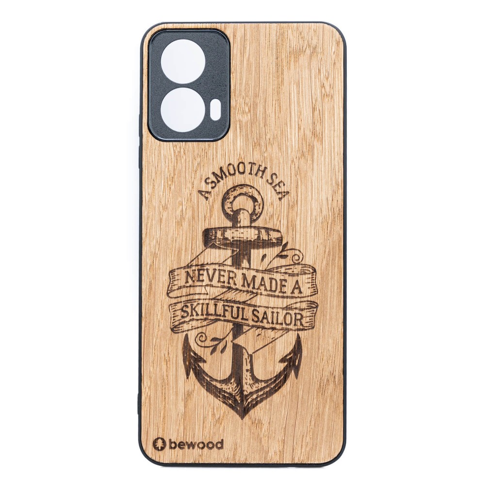 Drewniane Etui Bewood do Motorola G34 5G KOTWICA DĄB (1)