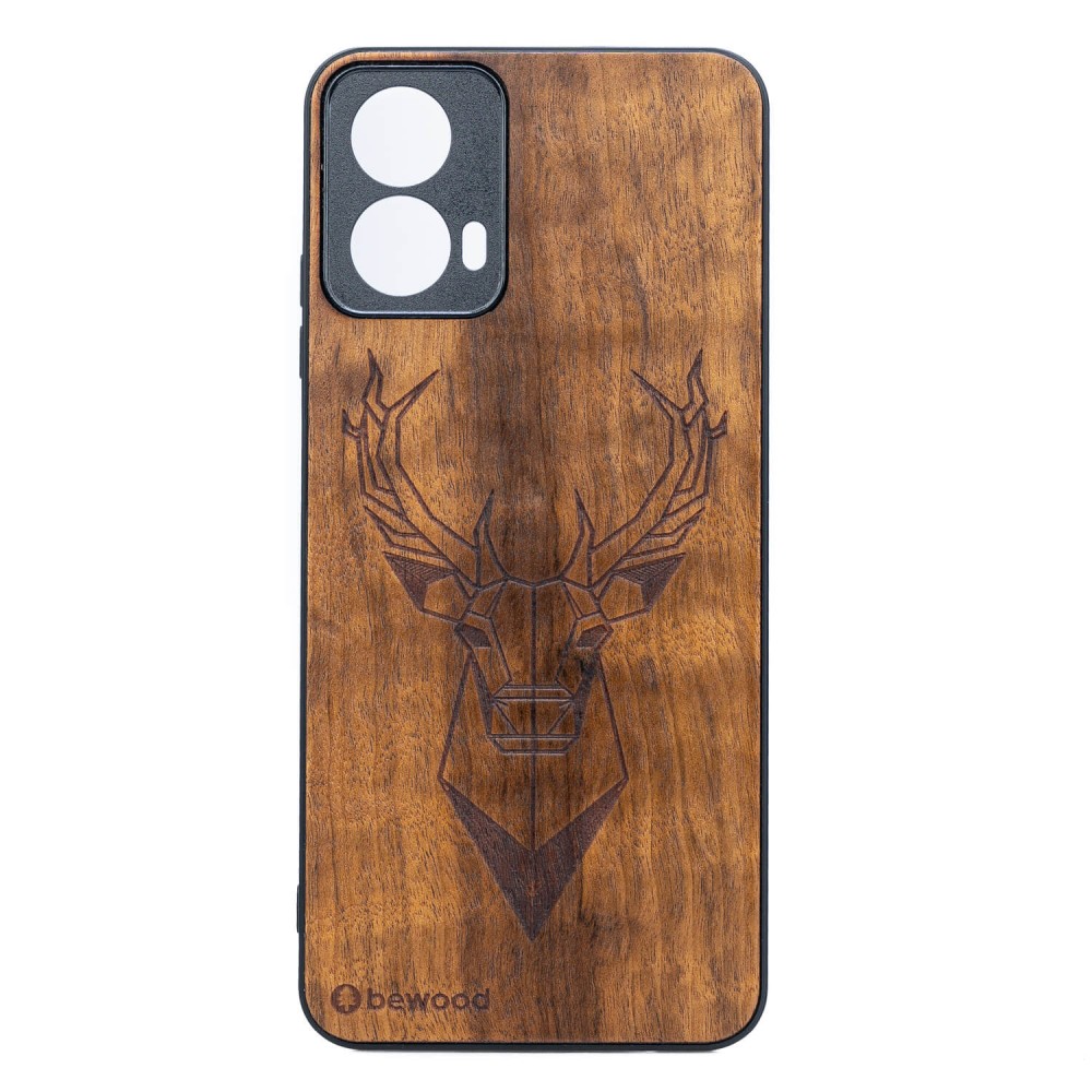Drewniane Etui Bewood do Motorola G34 5G JELEŃ IMBUIA (1)