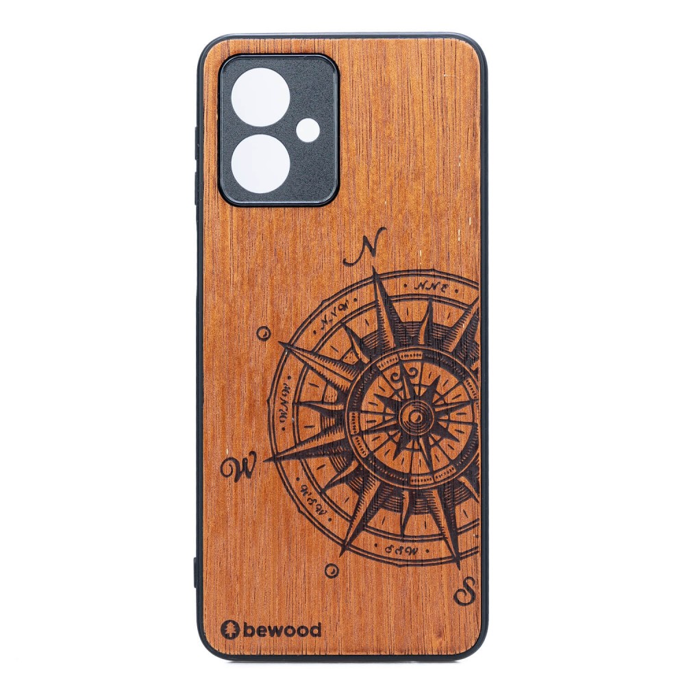 Drewniane Etui Bewood do Motorola G54 5G TRAVELER MERBAU (1)