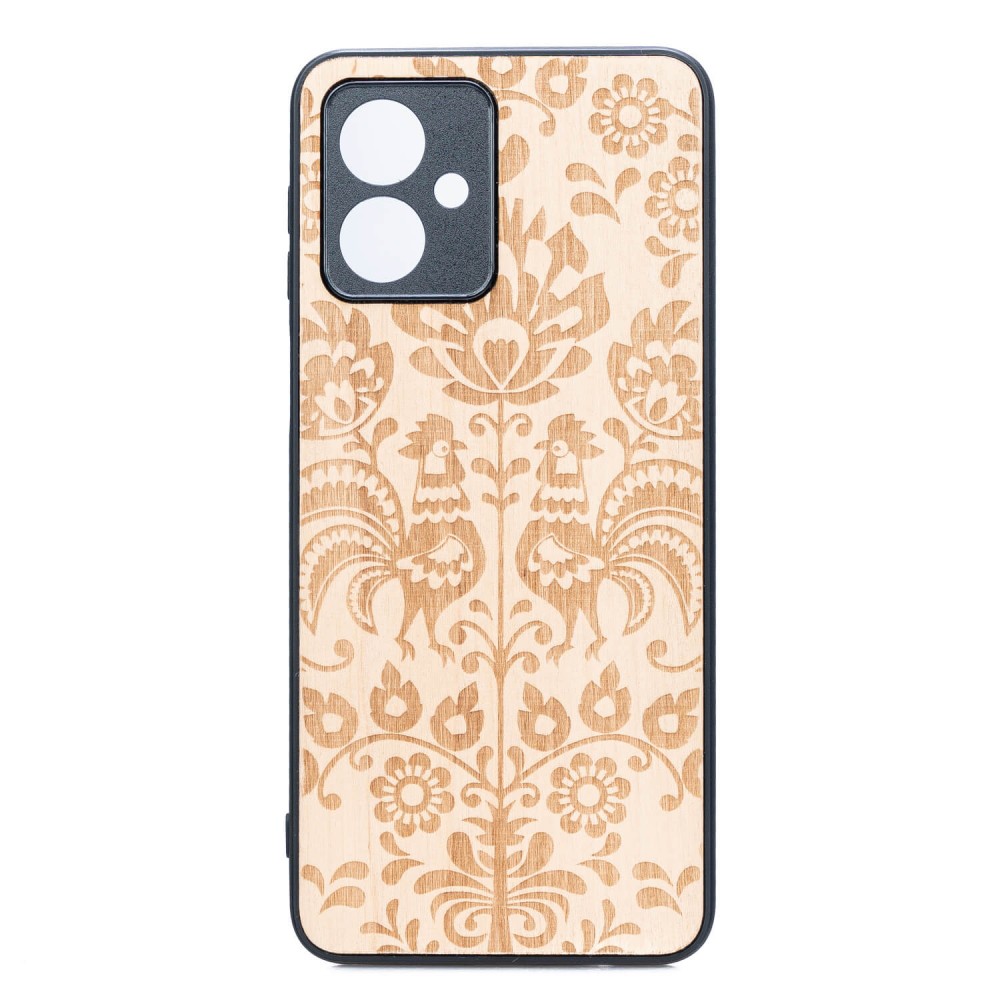 Drewniane Etui Bewood do Motorola G54 5G POLSKI FOLK ANIEGRE (1)