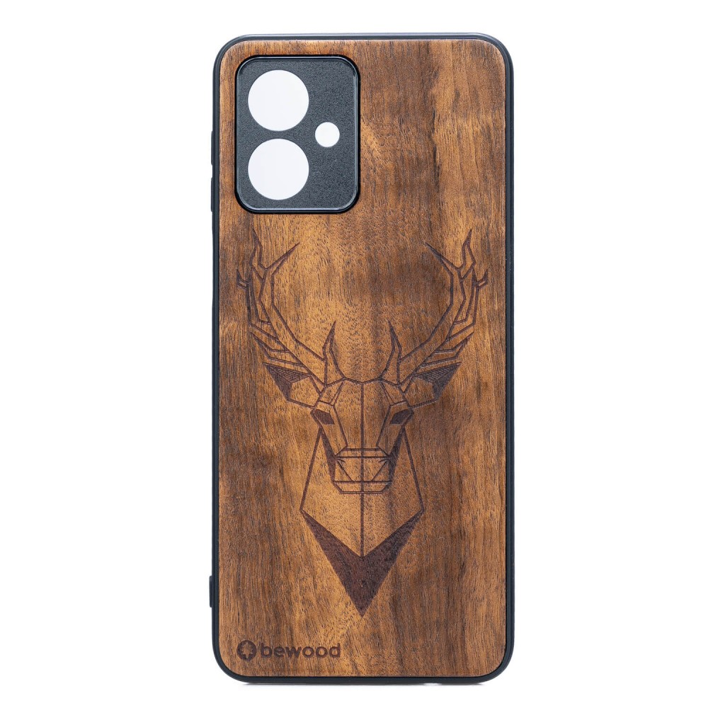 Drewniane Etui Bewood do Motorola G54 5G JELEŃ IMBUIA (1)