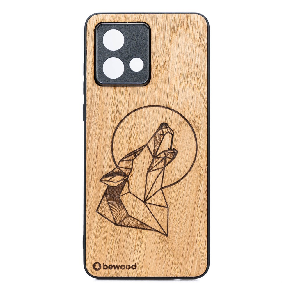 Drewniane Etui Bewood do Motorola G84 5G WILK DĄB (1)