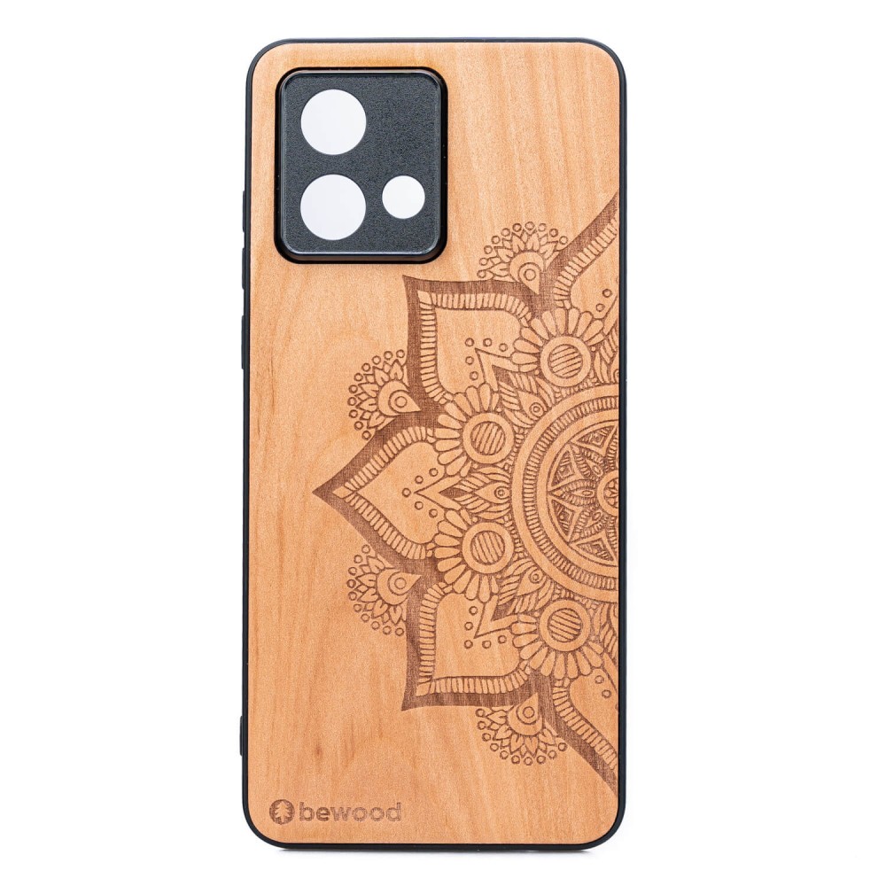 Drewniane Etui Bewood do Motorola G84 5G MANDALA JABŁOŃ (1)