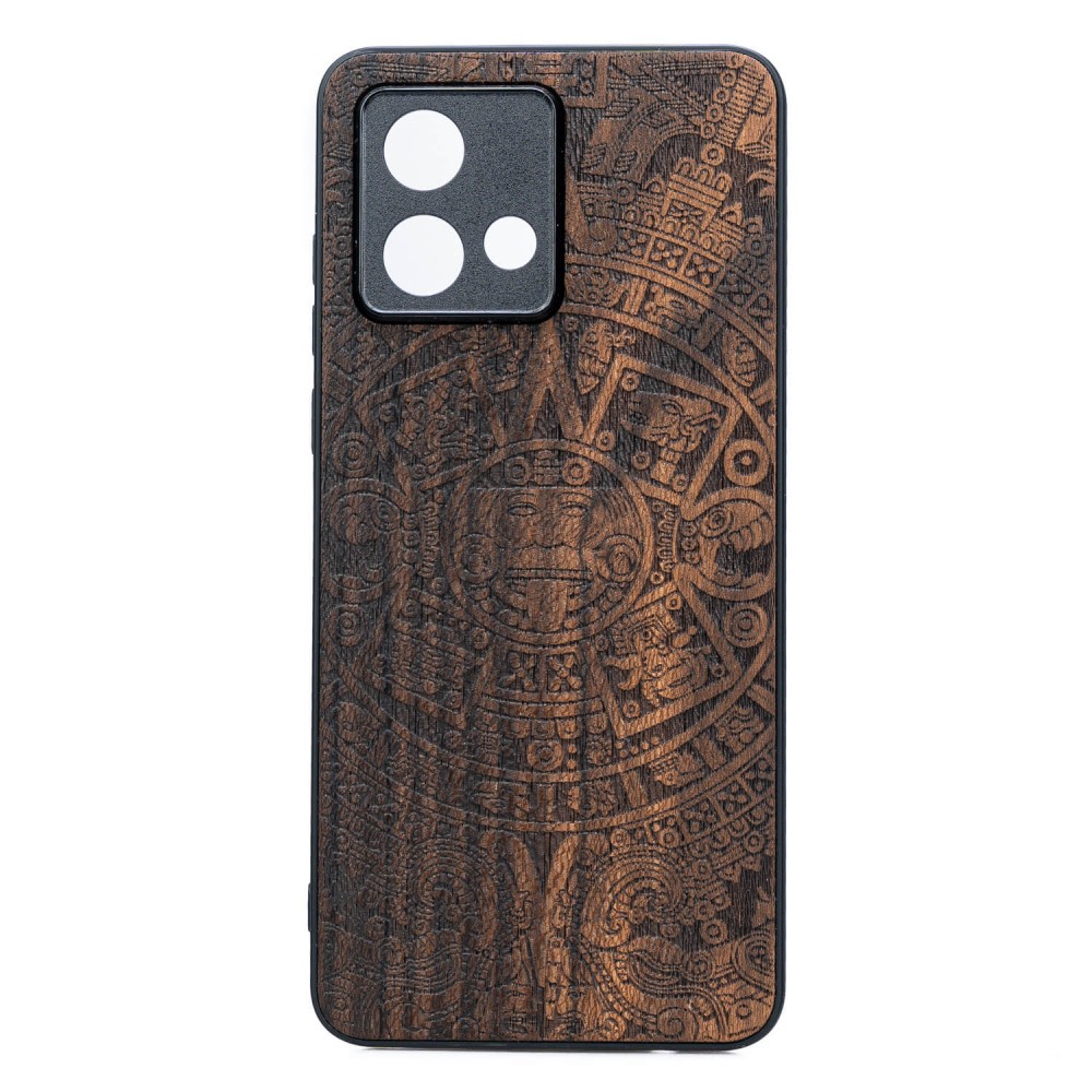 Drewniane Etui Bewood do Motorola G84 5G KALENDARZ AZTECKI ZIRICOTE (1)