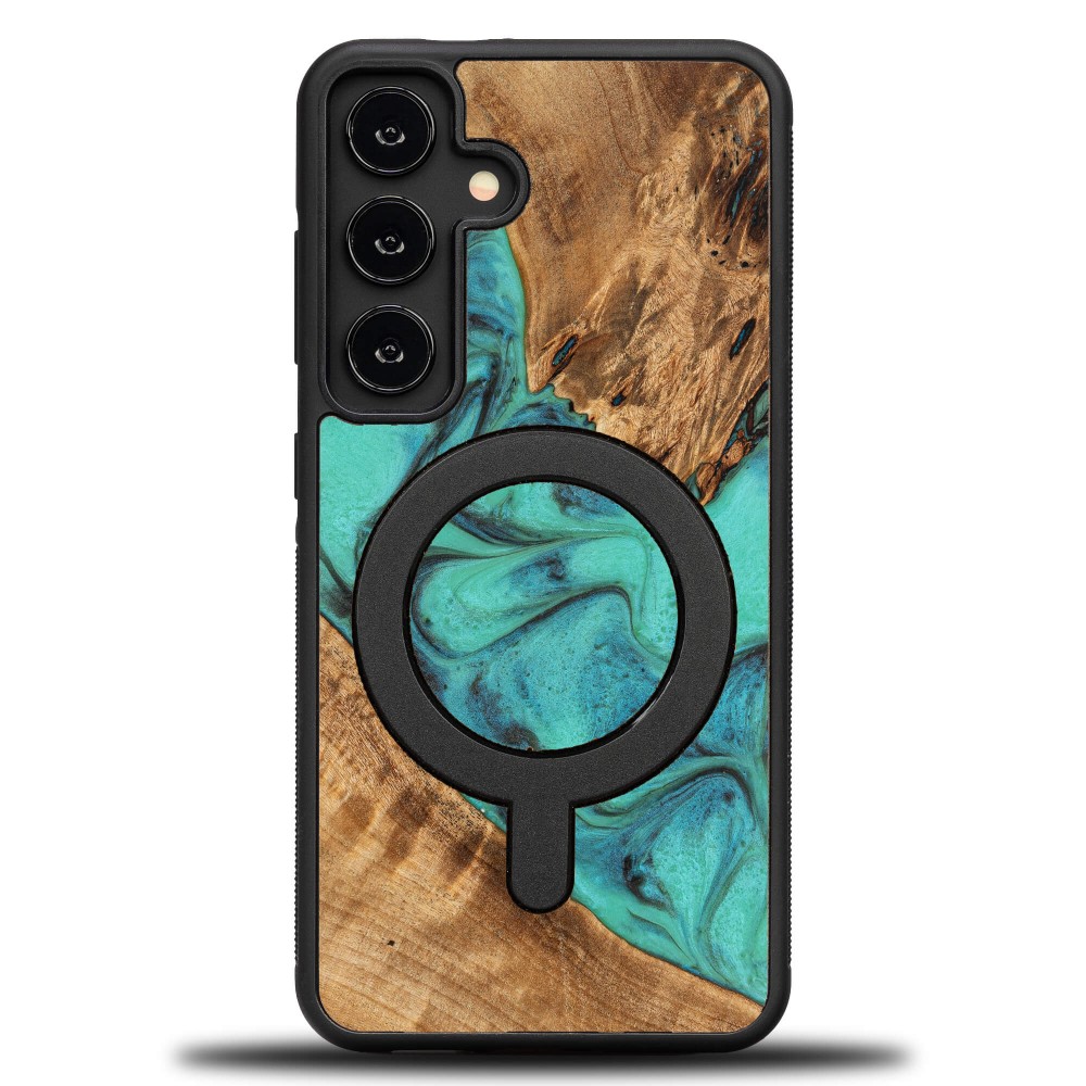 Etui Bewood Unique na Samsung Galaxy A55 5G - Turquoise z MagSafe (1)