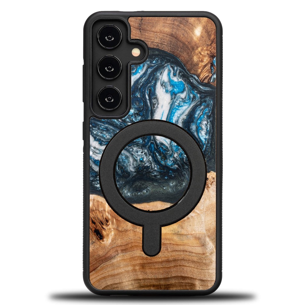 Etui Bewood Unique na Samsung Galaxy A55 5G - Planets - Ziemia z MagSafe (1)