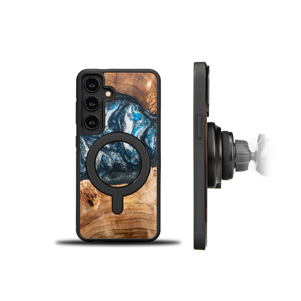 Etui Bewood Unique na Samsung Galaxy A55 5G - Planets - Ziemia z MagSafe (2)