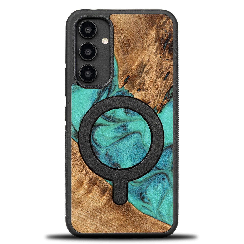 Etui Bewood Unique na Samsung Galaxy A54 5G - Turquoise z MagSafe (1)