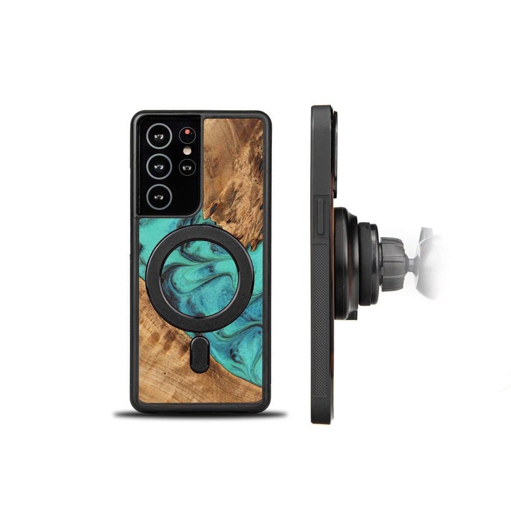 Etui Bewood Unique na Samsung Galaxy A54 5G - Turquoise z MagSafe (2)
