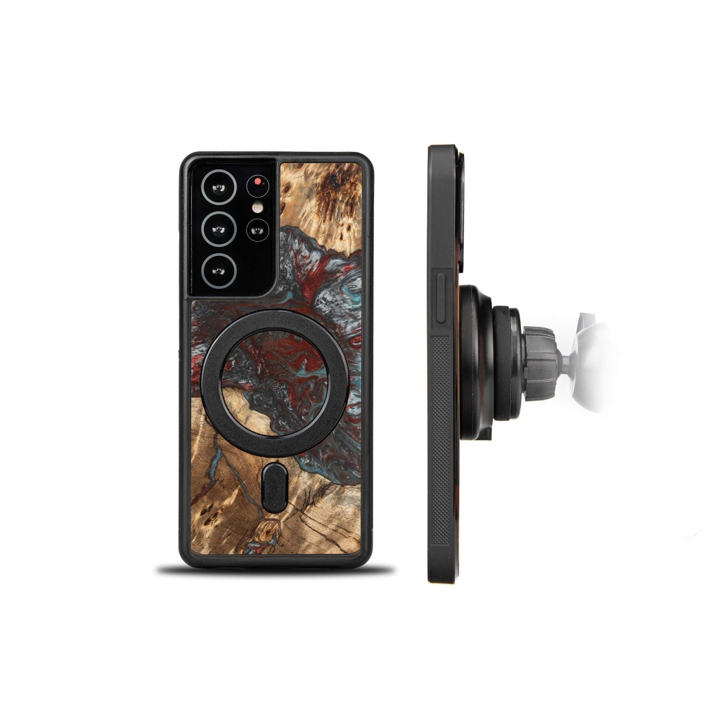 Etui Bewood Unique na Samsung Galaxy A54 5G - Planets - Pluton z MagSafe (2)