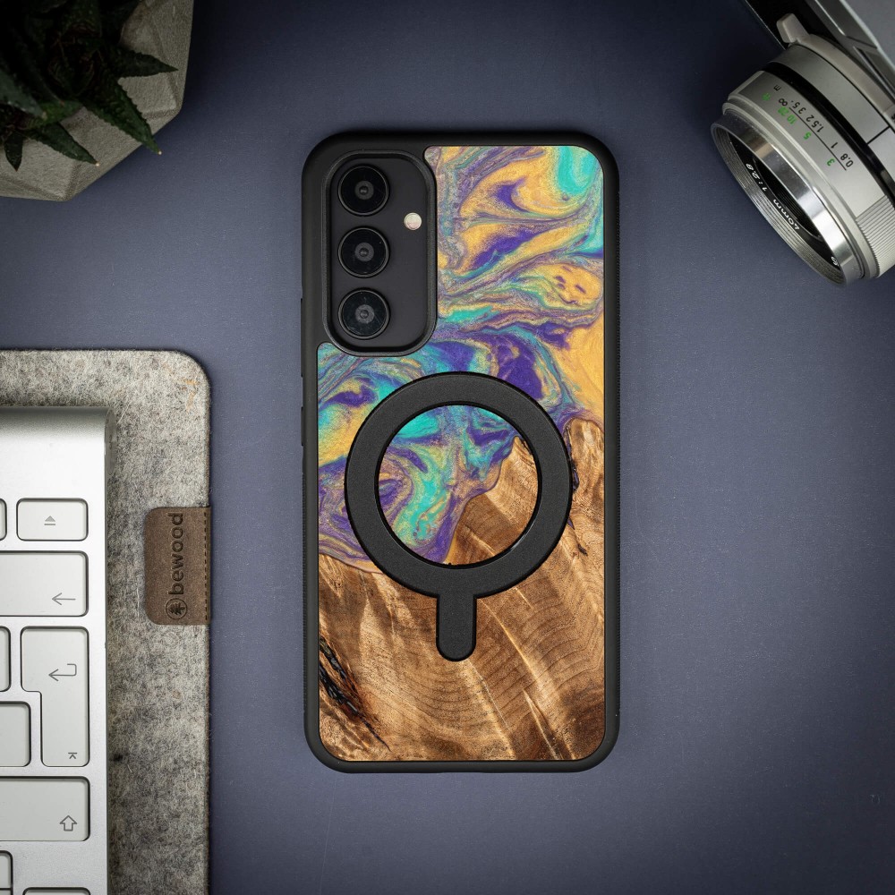 Etui Bewood Unique na Samsung Galaxy A54 5G - Planets - Merkury z MagSafe (3)