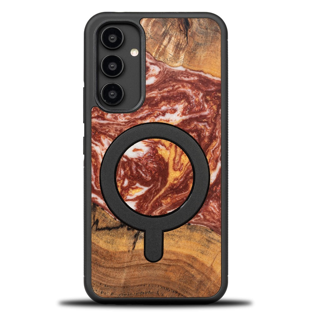 Etui Bewood Unique na Samsung Galaxy A54 5G - Planets - Mars z MagSafe (1)