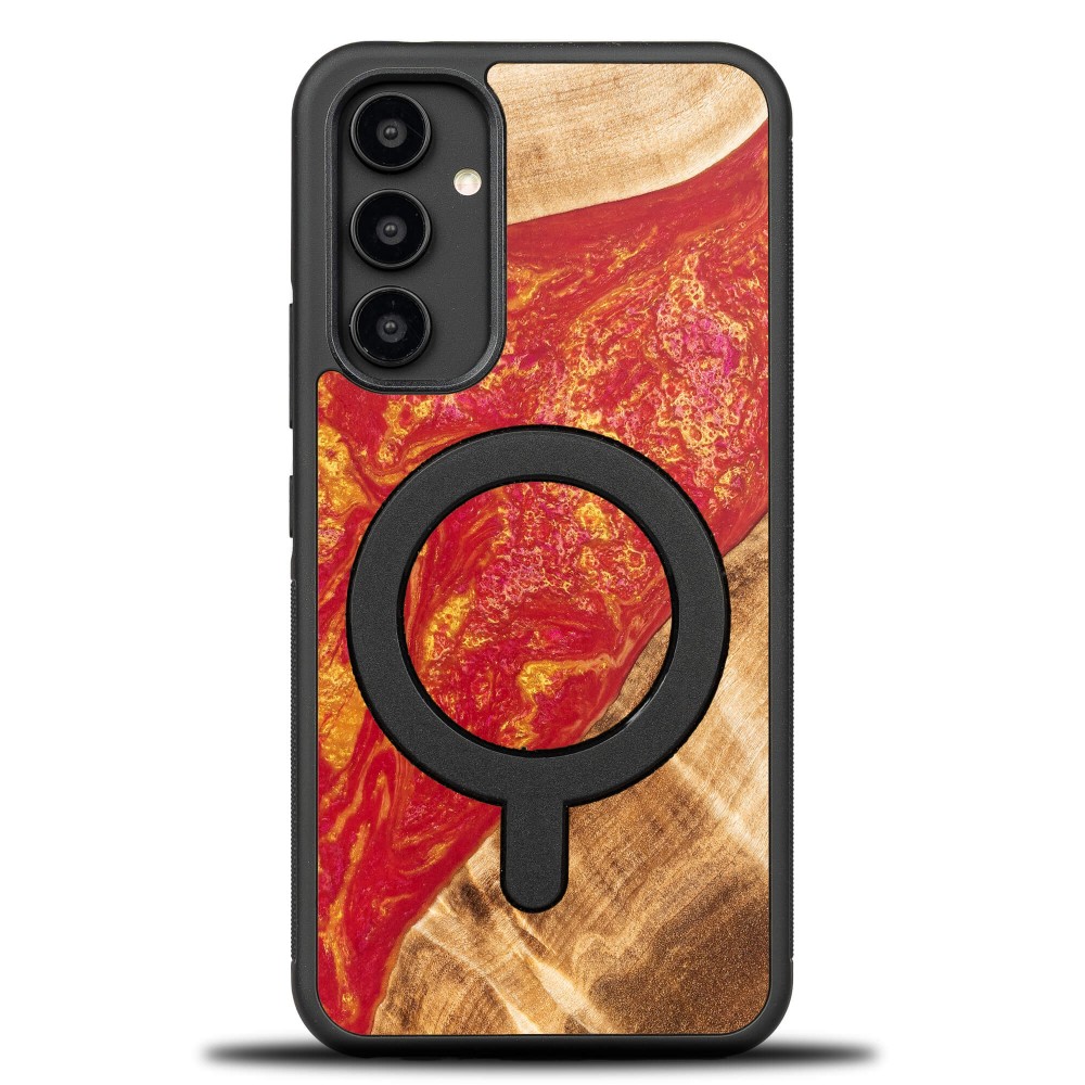 Etui Bewood Unique na Samsung Galaxy A54 5G - Neons - Paris z MagSafe (1)