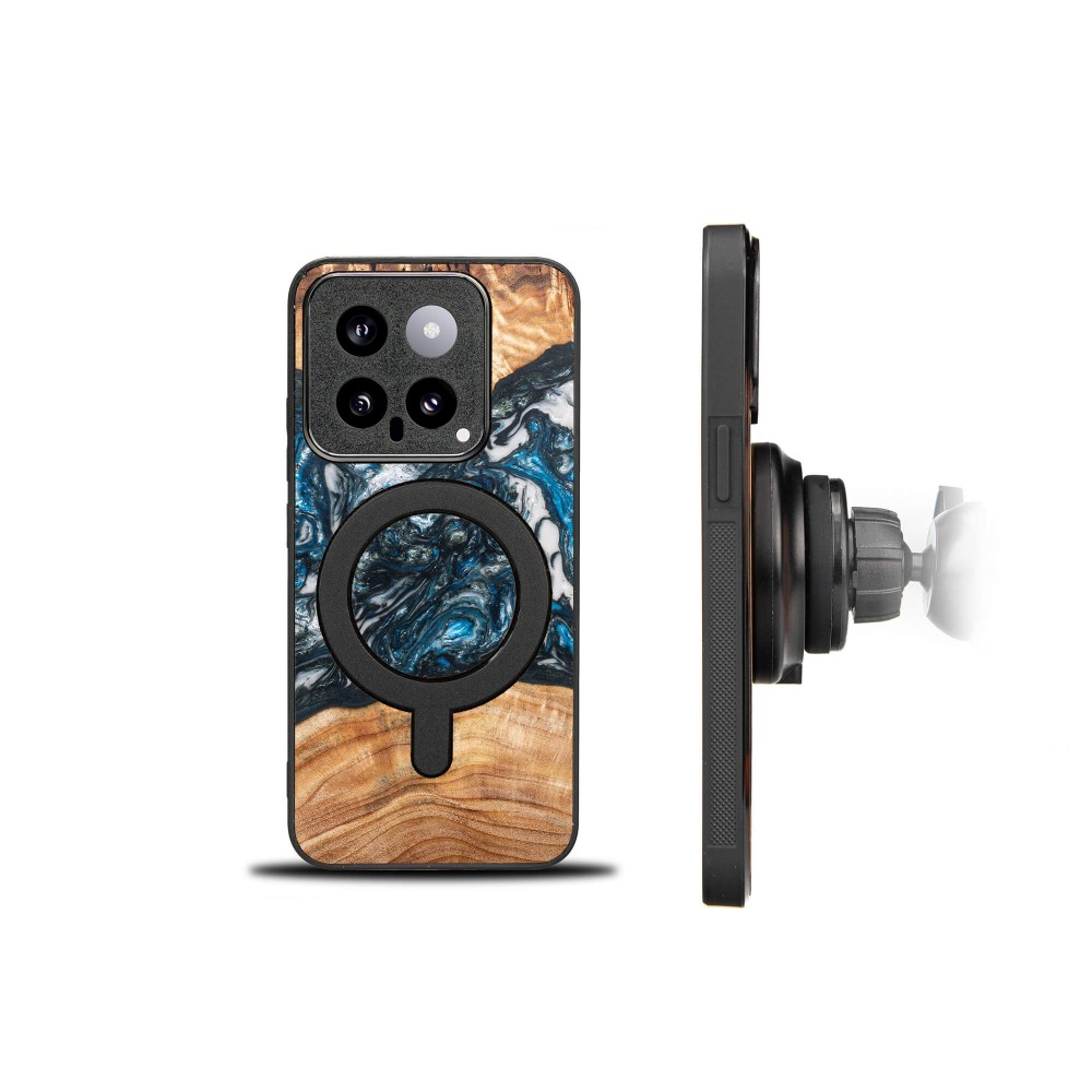 Etui Bewood Unique na Xiaomi 14 - Planets - Ziemia z MagSafe (2)