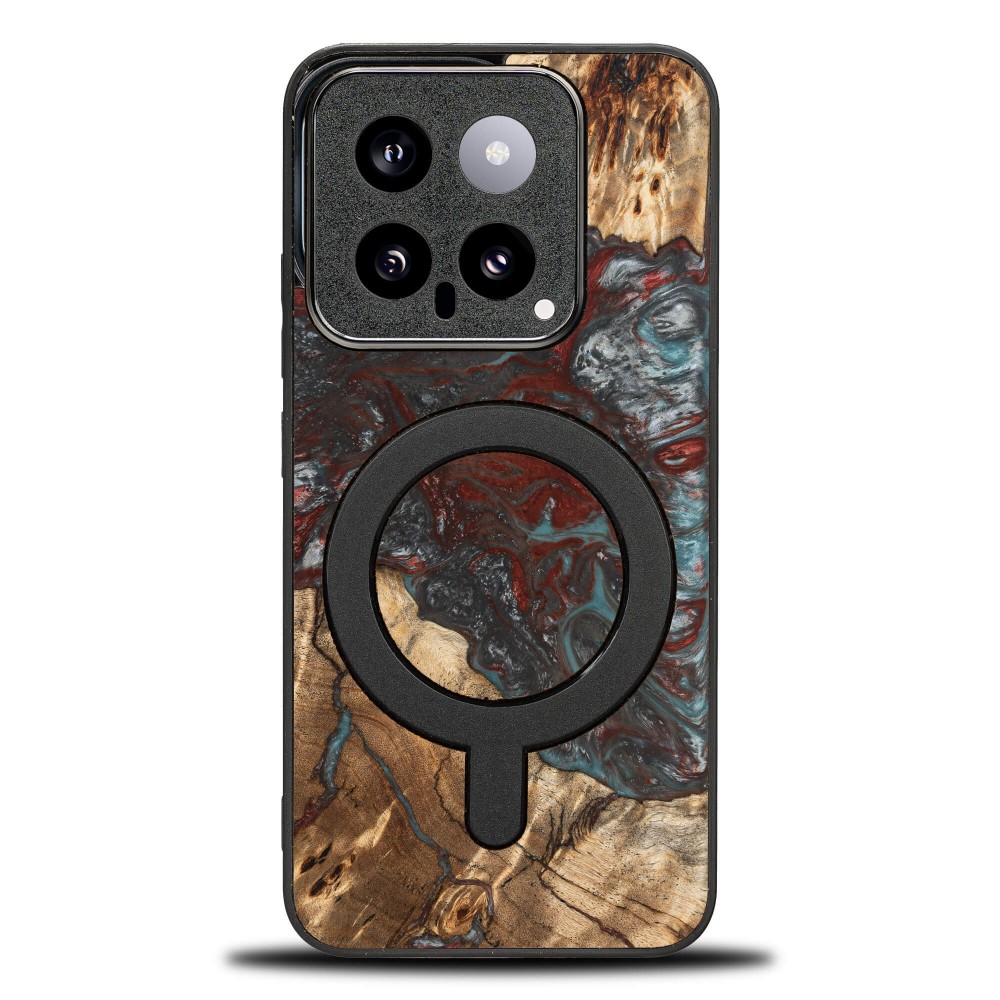 Etui Bewood Unique na Xiaomi 14 - Planets - Pluton z MagSafe (1)