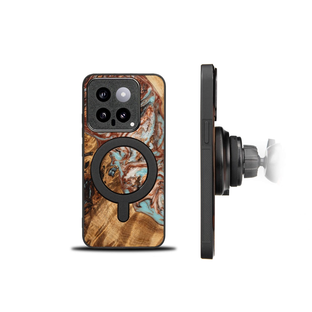 Etui Bewood Unique na Xiaomi 14 - Planets - Jowisz z MagSafe (2)