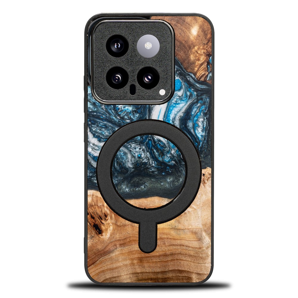 Etui Bewood Unique na Xiaomi 14 Pro - Planets - Ziemia z MagSafe (1)