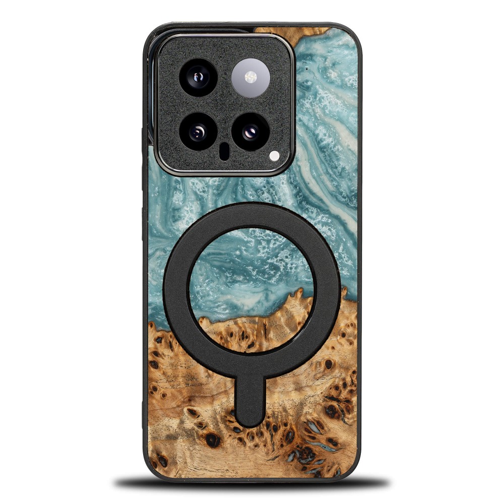 Etui Bewood Unique na Xiaomi 14 Pro - Planets - Uran z MagSafe (1)