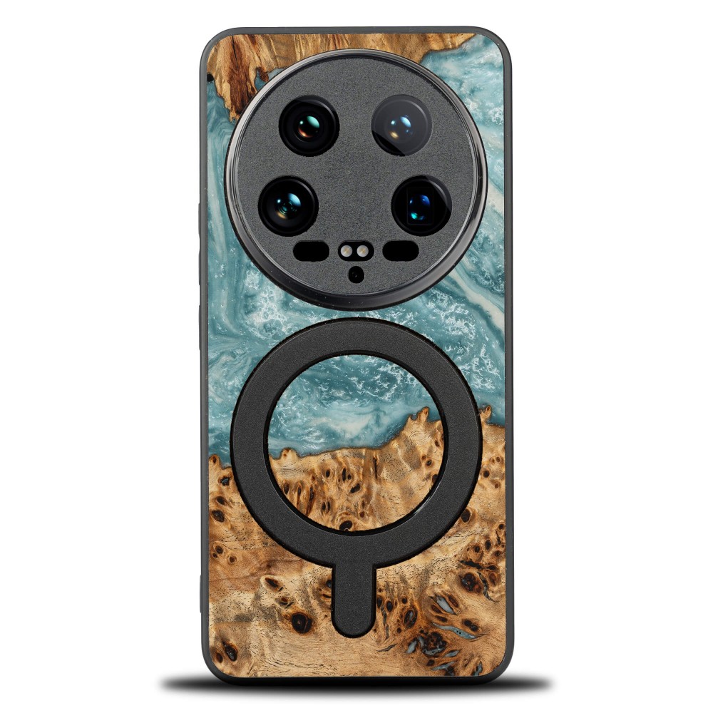 Etui Bewood Unique na Xiaomi 14 Ultra - Planets - Uran z MagSafe (1)