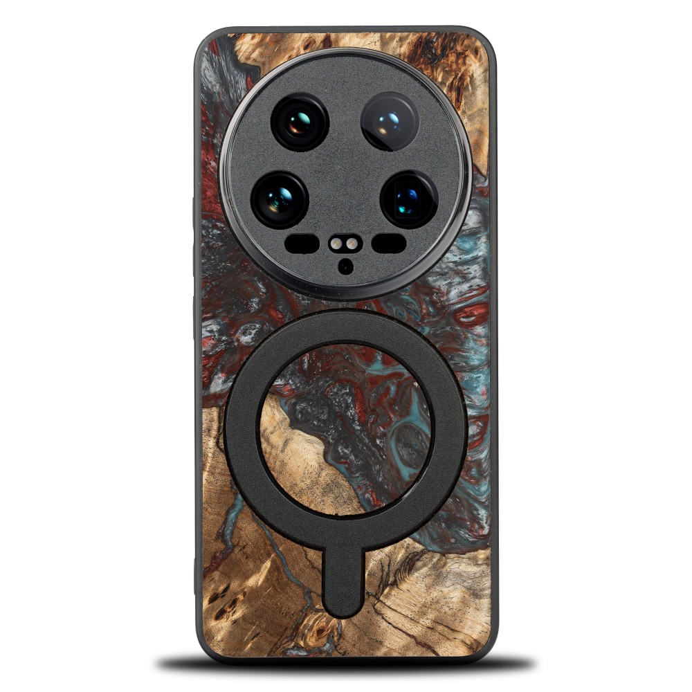 Etui Bewood Unique na Xiaomi 14 Ultra - Planets - Pluton z MagSafe (1)