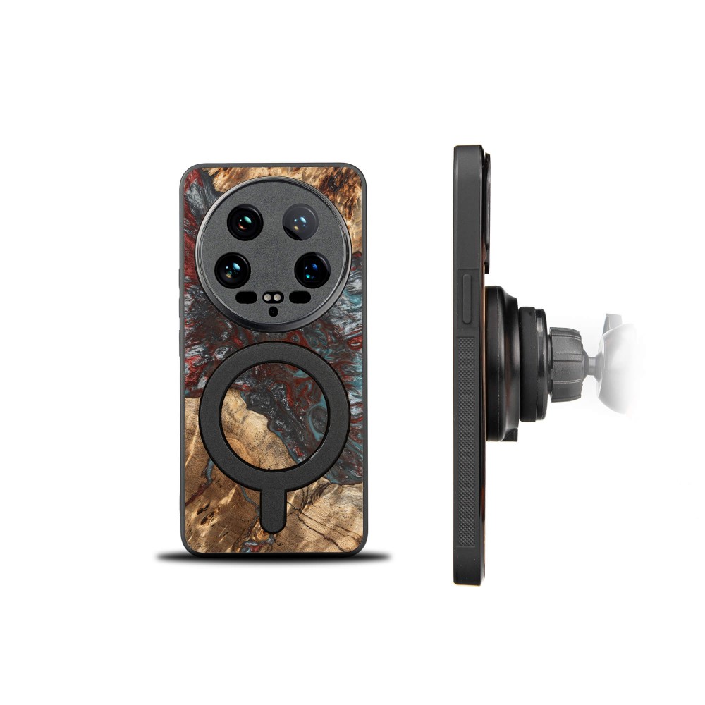 Etui Bewood Unique na Xiaomi 14 Ultra - Planets - Pluton z MagSafe (2)